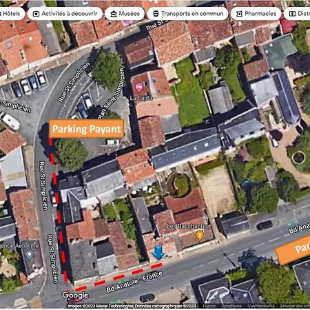 Apartment Maison Et D'anatole France Proche Centre-ville, Universite - Chu, Patinoire Et Futuroscope Poitiers